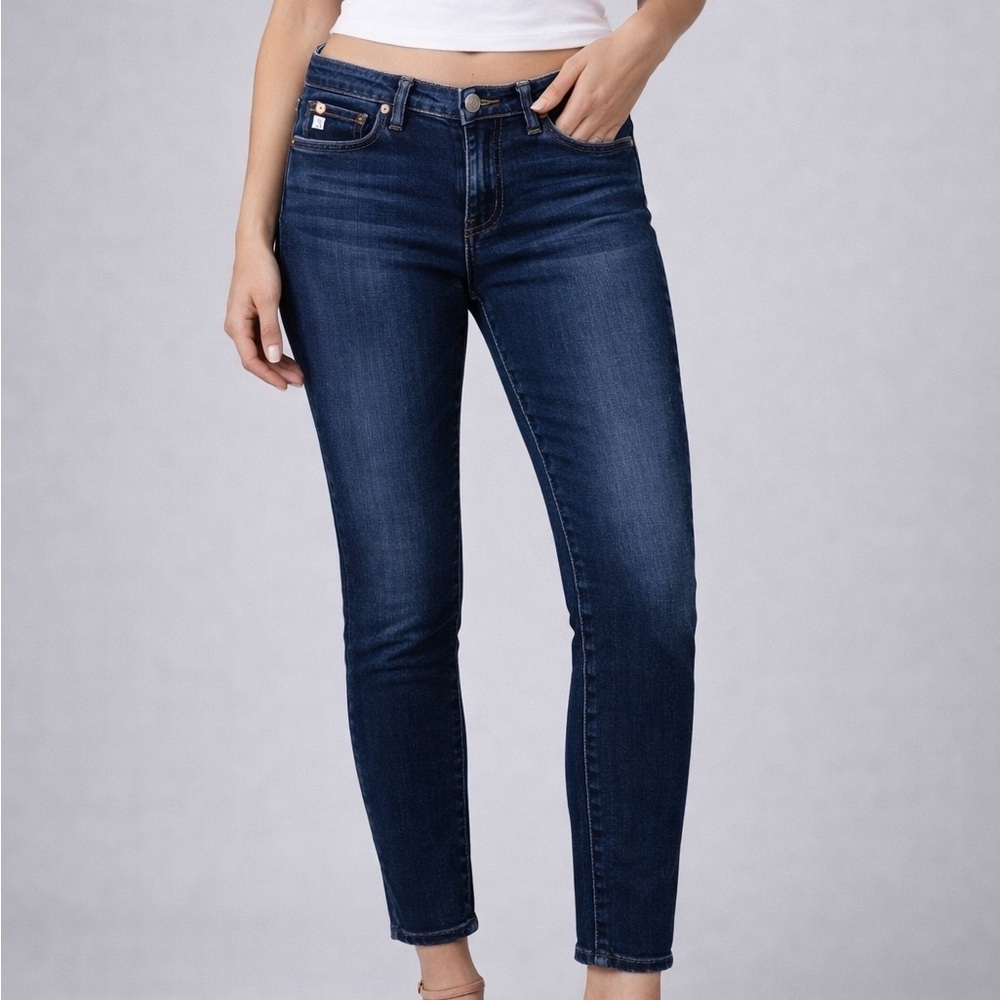 AG Adriano Goldschmied Prima Ankle Skinny Jeans Low Rise Dark Wash 26x28 26R